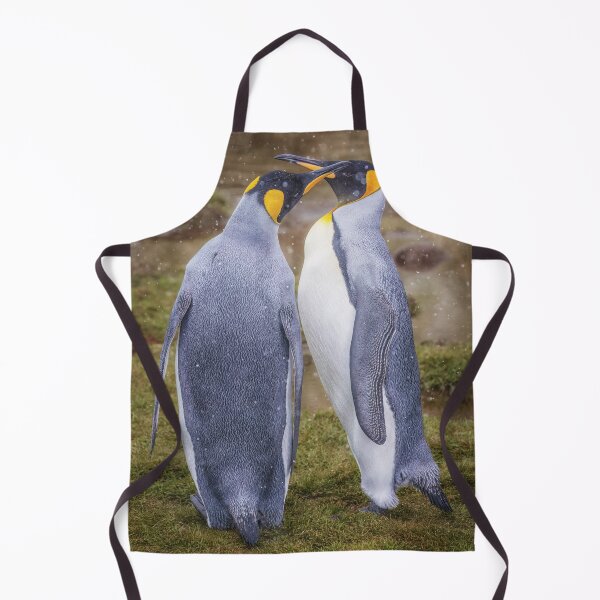 Item preview, Two King Penguins in Snowfall designed and sold by PhotoArt by Joan Carroll.