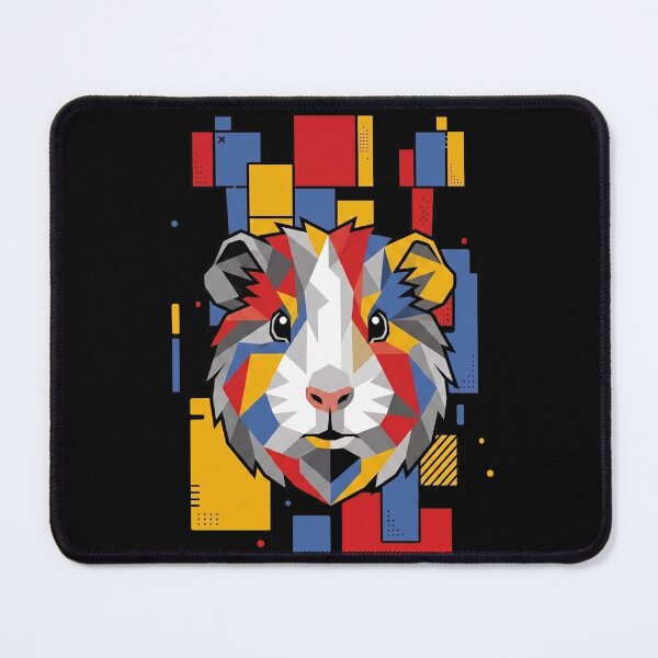 Item preview, Funny Guinea Pig Colorful Blocks Geometric Art Boys Girls Kids designed and sold by FurryHavenPH.