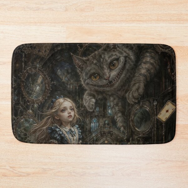 Item preview, Alice in Wonderland Dark Fantasy Illustration designed and sold by AliceWhiteDF.