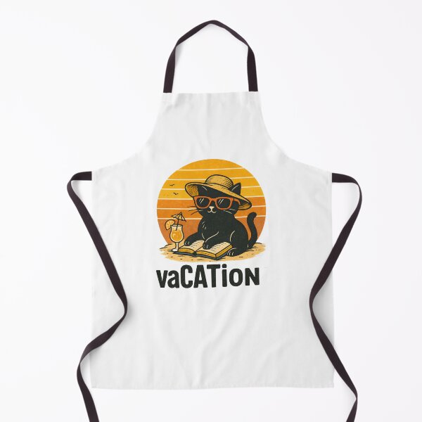 Artikelvorschau, vaCATion – Lustiges Katzen Urlaub Shirt für Bücherwürmer und Katzenliebhaber entworfen und verkauft von SVALANART.