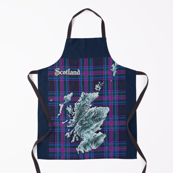 Artikelvorschau, Schottland-Karte und Clan-Tartan entworfen und verkauft von davidelder.