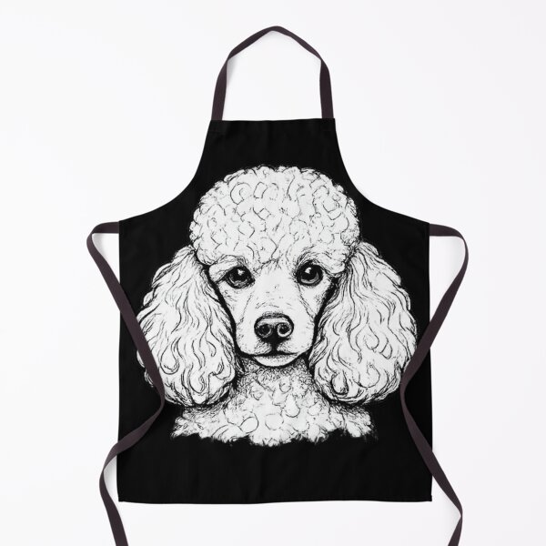 Item preview, Poodle Line Art | Elegant Black & White Dog Portrait | Premium Pet Illustration designed and sold by zenithviv.