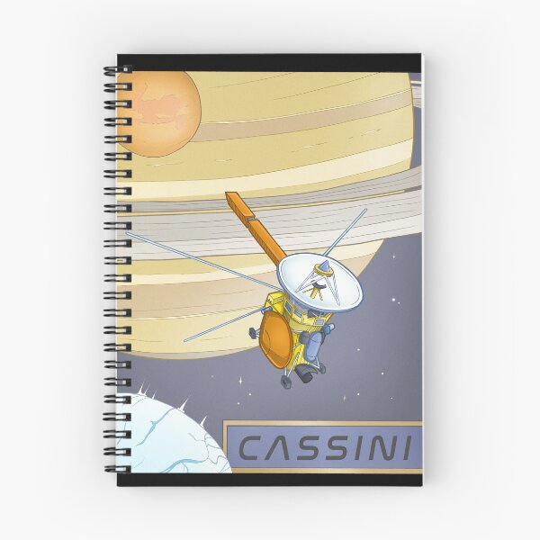 Item preview, Cassini Huygens Spacecraft - Nasa Fan Art Illustration  designed and sold by stacree.