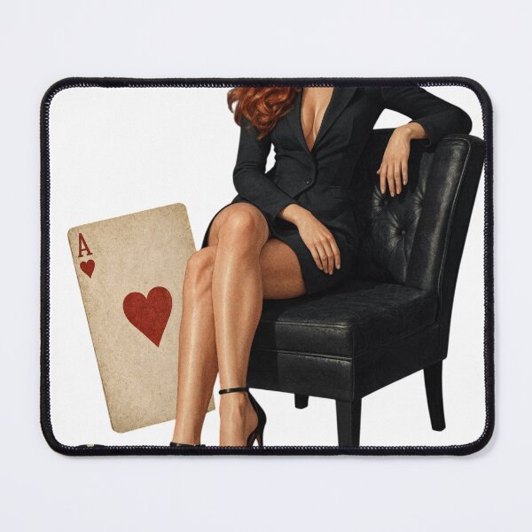 Item preview, Elegant woman in black suit sitting on chair with as transparent PNG designed and sold by Creative88Art.