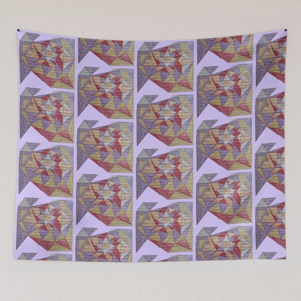 Item preview, The Architect's Grid - Laser Lavender  Kaleidoscope Alignment designed and sold by energyoflove333.