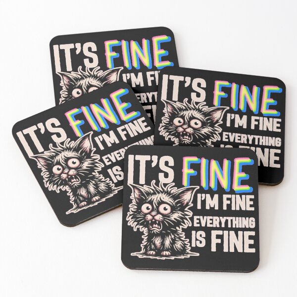 Item preview, IT'S FINE I'M FINE EVERYTHING IS FINE designed and sold by 123ks.