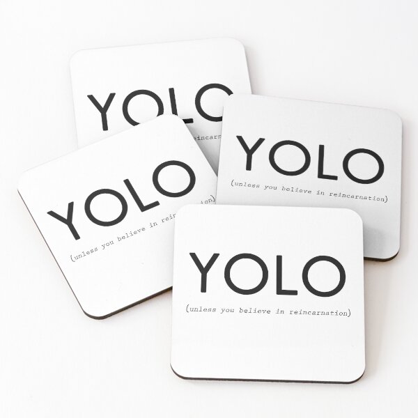 Item preview, Yolo You Only Live Once Funny and Uninspired designed and sold by stacree.