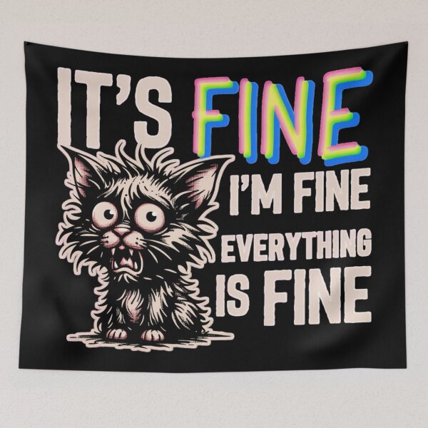 Item preview, IT'S FINE I'M FINE EVERYTHING IS FINE designed and sold by 123ks.