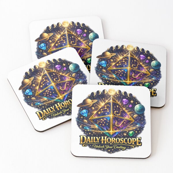 Item preview, Daily Horoscope Crystal Destiny | Zodiac Constellation Astrology Art designed and sold by irfanshikh.