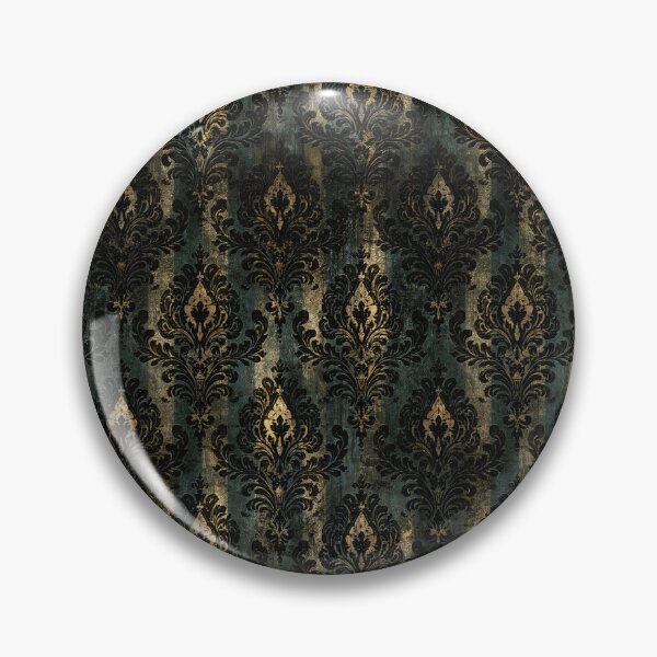 Item preview, Weathered Teal Damask on Rusted Metal designed and sold by Piotrek0001.