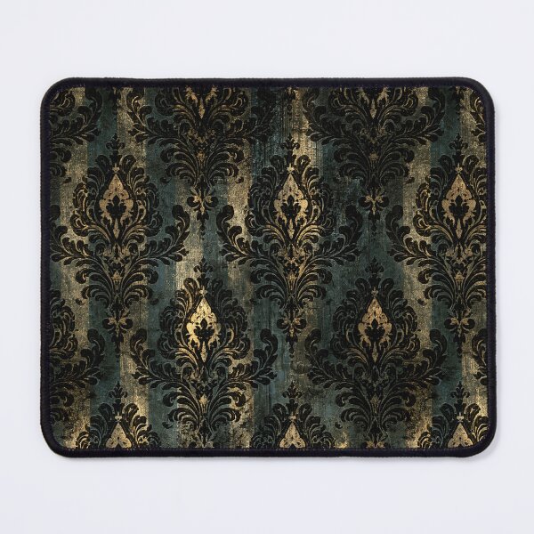 Item preview, Weathered Teal Damask on Rusted Metal designed and sold by Piotrek0001.