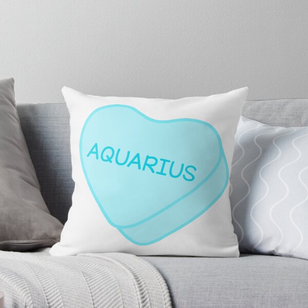 Item preview, Aquarius Blue Candy Heart Sweet Heart Cute designed and sold by SlimyFish.