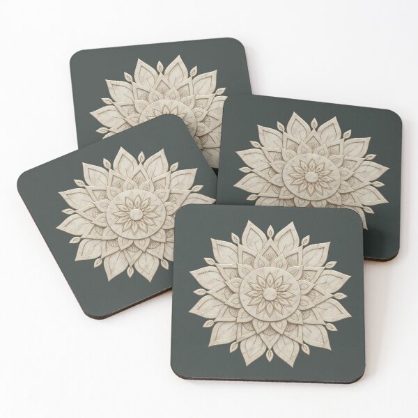 Item preview, Marble Mandala Sacred Geometry Wall Art designed and sold by Moodprint5.