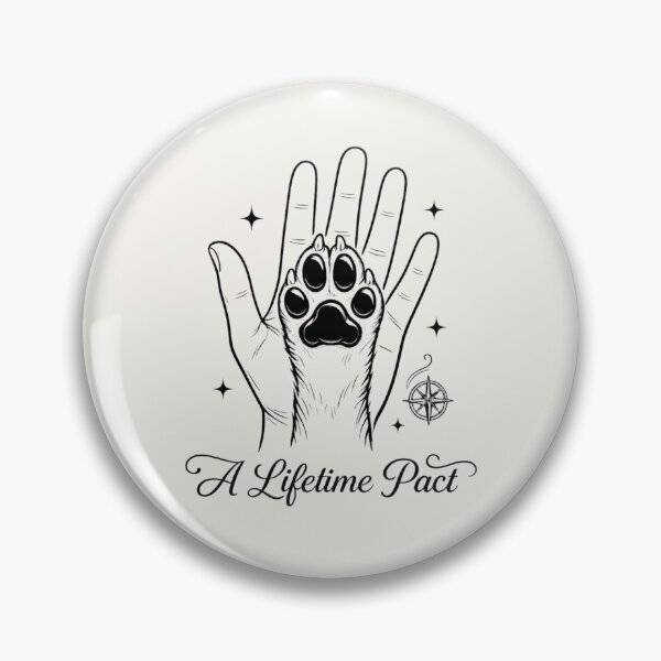 Item preview, A Lifetime Pact Holding Paws Illustration designed and sold by Safe Haven Pets.