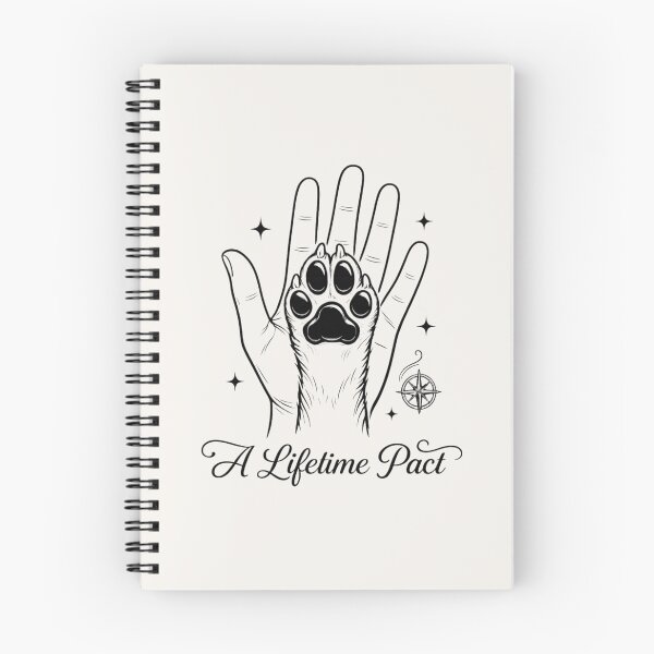 Item preview, A Lifetime Pact Holding Paws Illustration designed and sold by Safe Haven Pets.