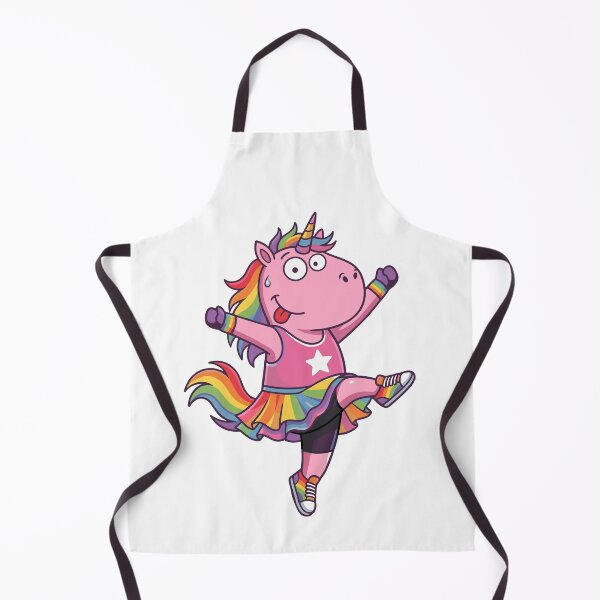 Item preview, Cute pink unicorn Dancing Rainbow design, Sports Gift designed and sold by BobaTeeStore.