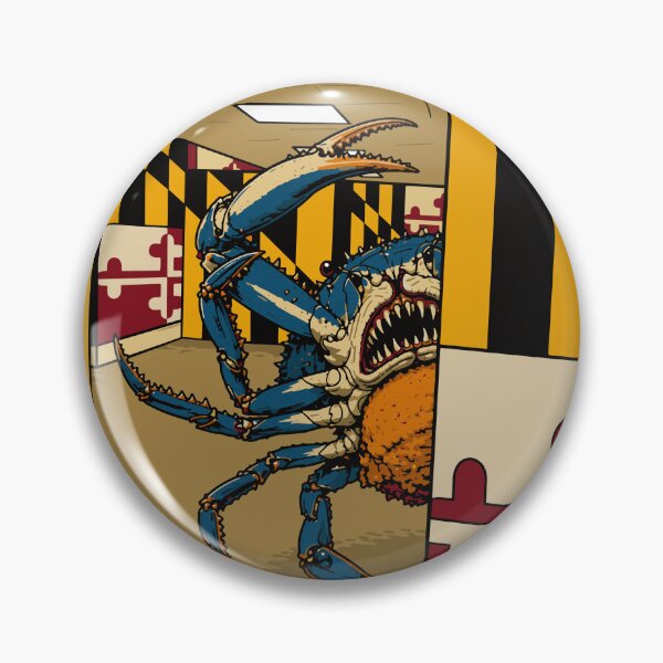 Item preview, The Charm City Backrooms Maryland Blue Crab designed and sold by simdragonart.