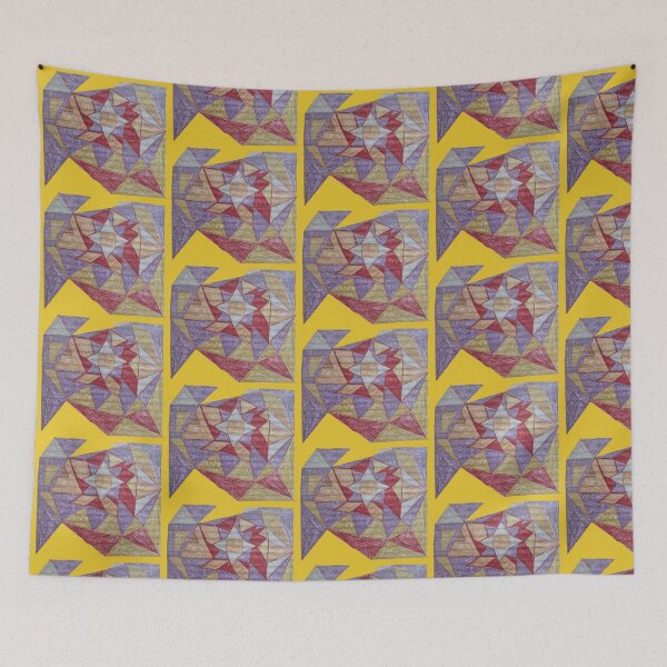 Item preview,  Architect's Grid - Solar Gold Kaleidoscope Alignment designed and sold by energyoflove333.