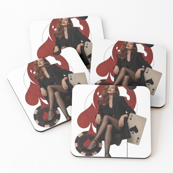 Item preview, Elegant woman in black suit sitting with spade as transparent PNG designed and sold by Creative88Art.