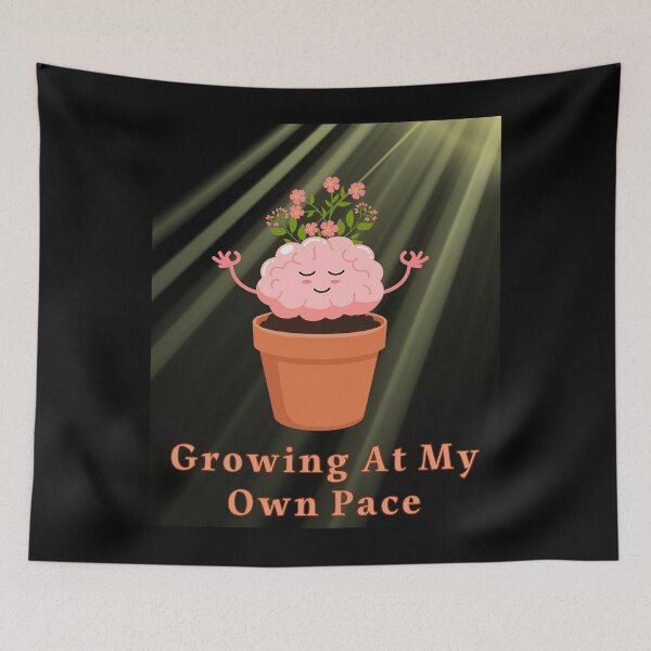 Item preview, Growing At My Own Pace designed and sold by WeaselsStuff.