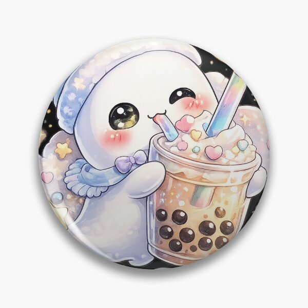 Item preview, Cute Ghost Bubble Tea Sticker designed and sold by StickerVerse4798.