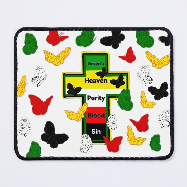 Item preview, wordless cross telling salvation through colors designed and sold by gracehopelove.