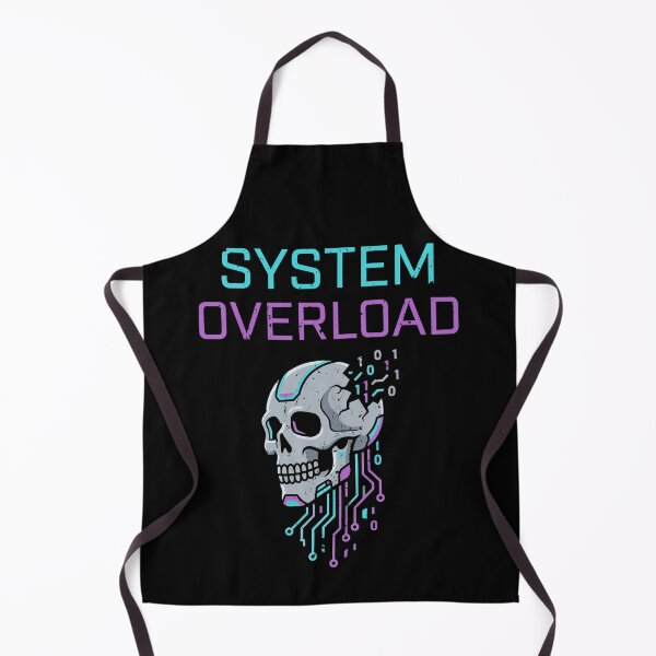 Item preview, System Overload Cyberpunk Skull Circuit Art designed and sold by crouchingpixel.