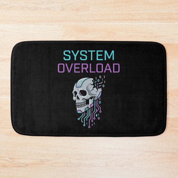 Item preview, System Overload Cyberpunk Skull Circuit Art designed and sold by crouchingpixel.