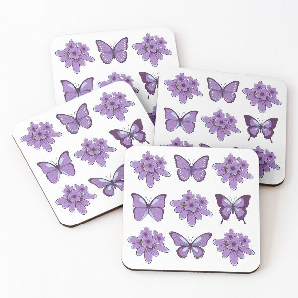 Item preview, Illustration with lavender flowers and butterflies designed and sold by RizikCat.