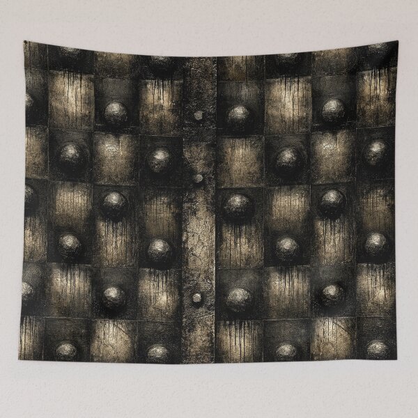 Item preview, Heavy Iron Door with Oxidized Rivets designed and sold by Piotrek0001.