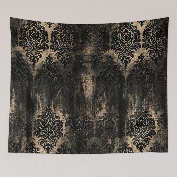Item preview, Gothic Damask on Charred Industrial Metal designed and sold by Piotrek0001.