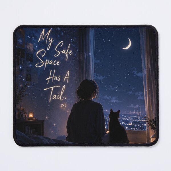 Item preview, My Safe Space Has a Tail Cozy Pet Design designed and sold by Safe Haven Pets.
