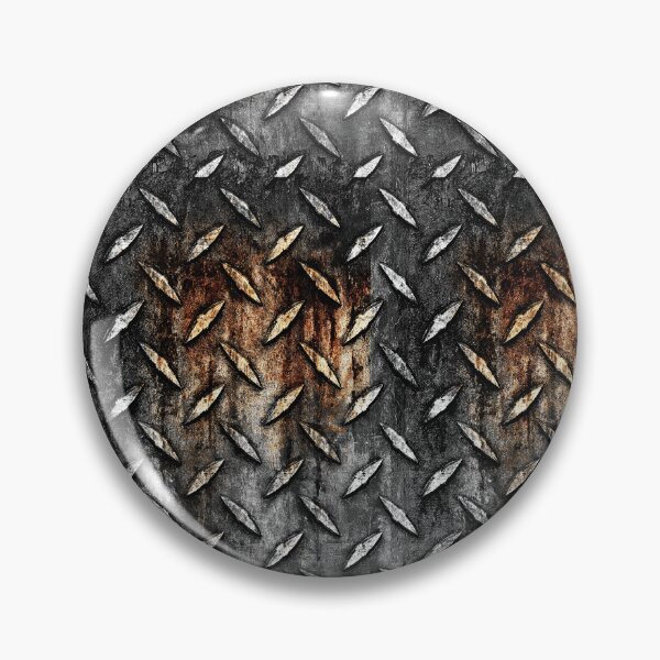Item preview, Corroded Industrial Diamond Plate Art designed and sold by Piotrek0001.
