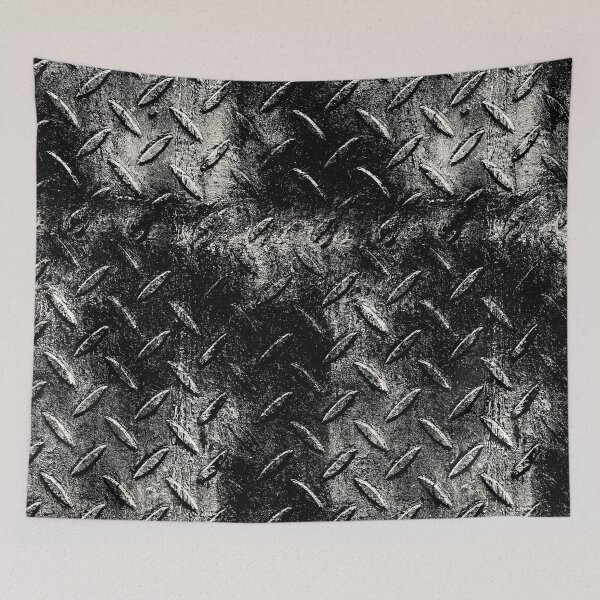 Item preview, Distressed Silver Diamond Plate Steel designed and sold by Piotrek0001.