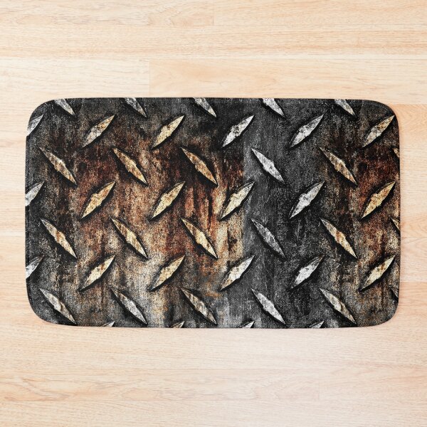 Item preview, Corroded Industrial Diamond Plate Art designed and sold by Piotrek0001.
