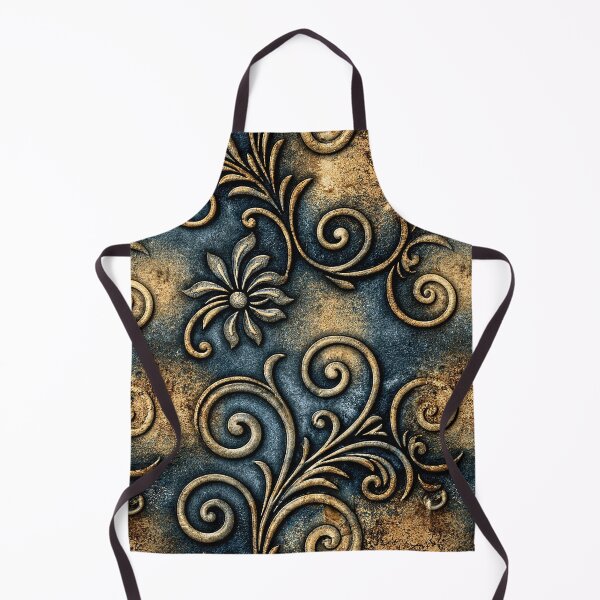 Item preview, Antique Gold Damask on Patina Rust designed and sold by Piotrek0001.