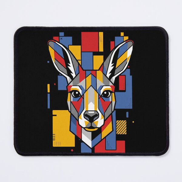 Item preview, Funny Kangaroo Colorful Blocks Geometric Art Boys Girls Kids designed and sold by FurryHavenPH.