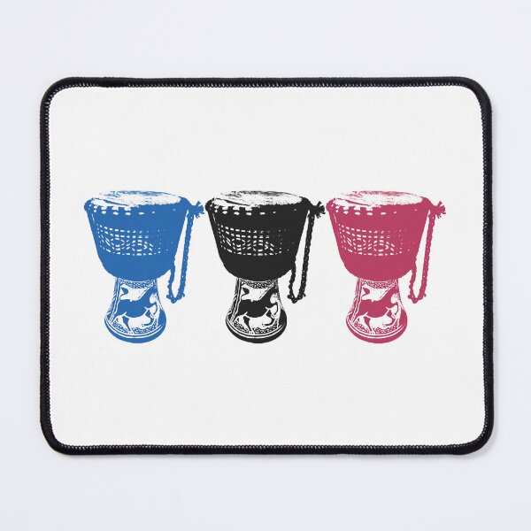 Item preview, Nigerian Rope Drums Triplet | African Art designed and sold by MammothArt.