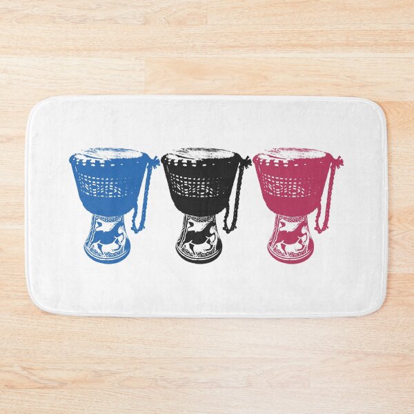 Item preview, Nigerian Rope Drums Triplet | African Art designed and sold by MammothArt.