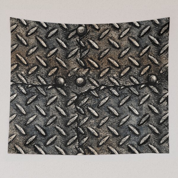 Item preview, Grey Weathered Diamond Plate Texture designed and sold by Piotrek0001.