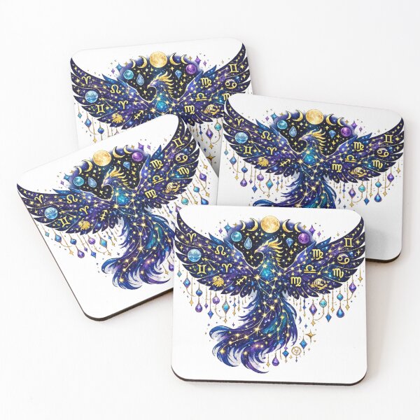 Item preview, Celestial Zodiac Phoenix | Mystical Astrology Constellation Bird Design designed and sold by irfanshikh.