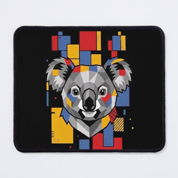 Item preview, Funny Koala Colorful Blocks Geometric Art Boys Girls Kids designed and sold by FurryHavenPH.