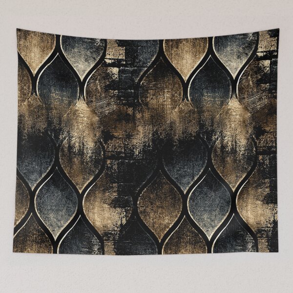 Item preview, Distressed Waves and Gothic Filigree Art designed and sold by Piotrek0001.