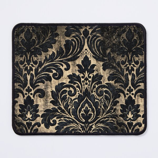Item preview, Midnight Damask on Distressed Charcoal designed and sold by Piotrek0001.