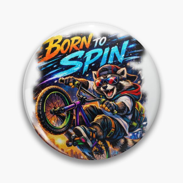 Item preview, Born to Spin – Raccoon BMX designed and sold by ANNART1602.