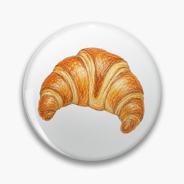 Item preview, French croissant drawing designed and sold by JOANNASKAH.