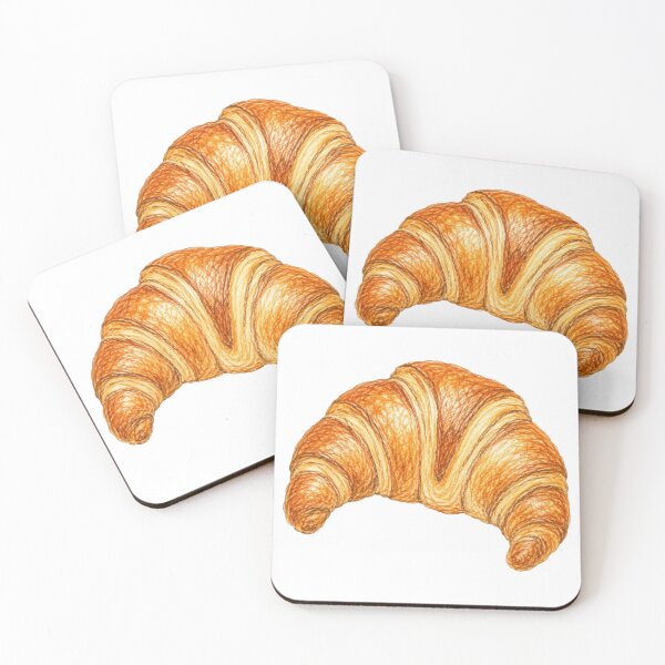 Item preview, French croissant drawing designed and sold by JOANNASKAH.