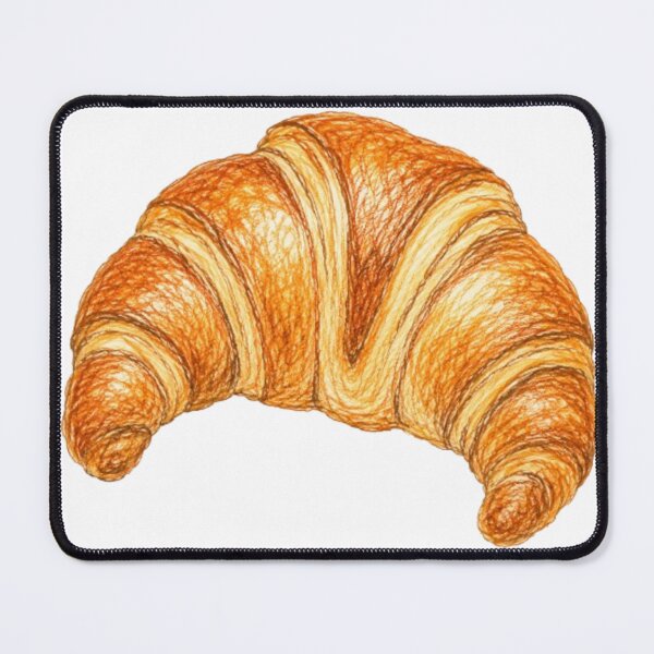 Item preview, French croissant drawing designed and sold by JOANNASKAH.