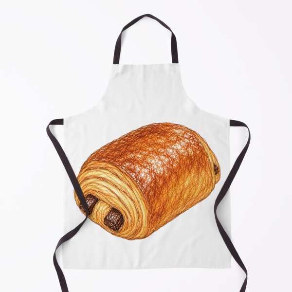 Item preview, French chocolate croissant (drawn) designed and sold by JOANNASKAH.