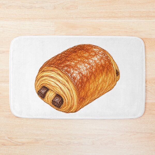 Item preview, French chocolate croissant (drawn) designed and sold by JOANNASKAH.